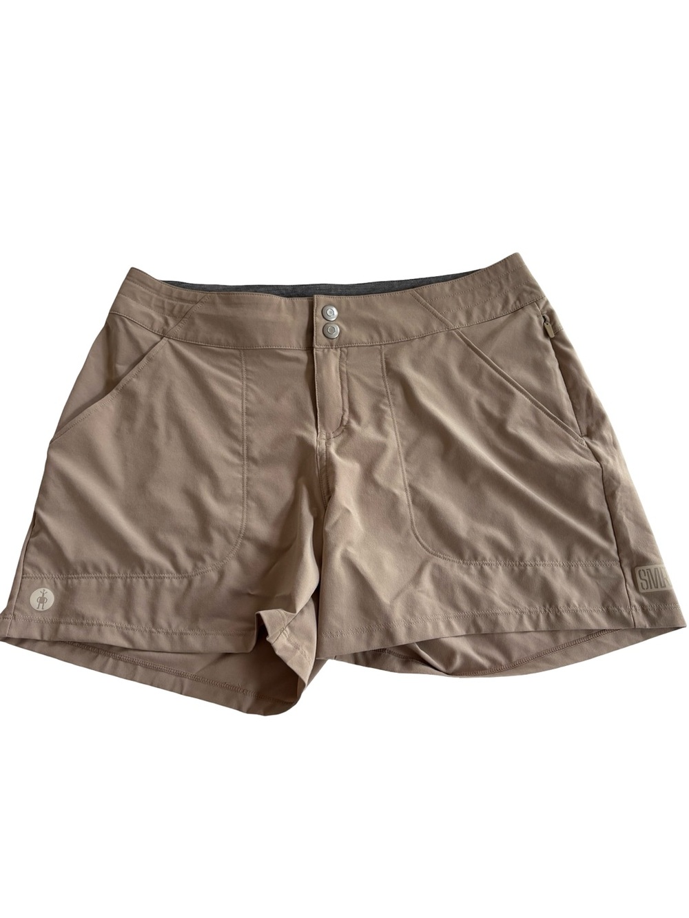 Smartwool Active Women's Tan Outdoor Performance Shorts Sz M